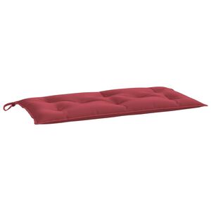 vidaXL hynde til haveb&aelig;nk 100x50x7 cm oxfordstof vinr&oslash;d