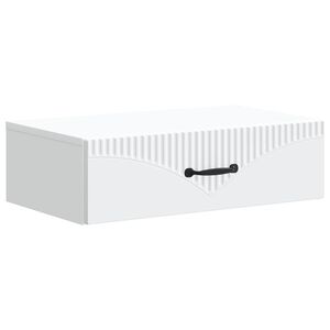 vidaXL V&aelig;gh&aelig;ngt Sideskab Hvid 59 x 34,5 x 17 cm Konstrueret tr&aelig;