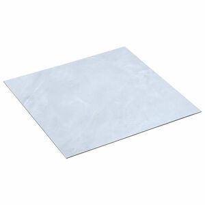 vidaXL Selvkl&aelig;bende Gulvplanker 30,5 x 30,5 cm 20 pcs PVC Hvid marmor