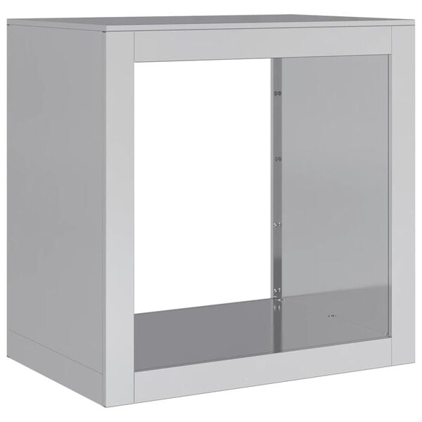 vidaXL brændestativ 60x40x60 cm galvaniseret stål