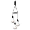 Luxform batteridrevet LED-pendellampe med 3 dr&aring;ber Apollo