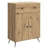 vidaXL Sideboard Artisan-eg 66 x 34,5 x 90 cm Konstrueret tr&aelig;