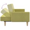 vidaXL 2-personers sovesofa stof gr&oslash;n