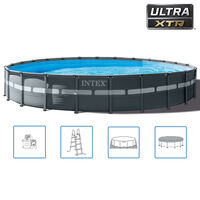 Intex Ultra XTR Frame swimmingpoolsæt 732x132 cm rund 26340GN