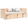 vidaXL daybed uden madras 90x200 cm massivt fyrretræ