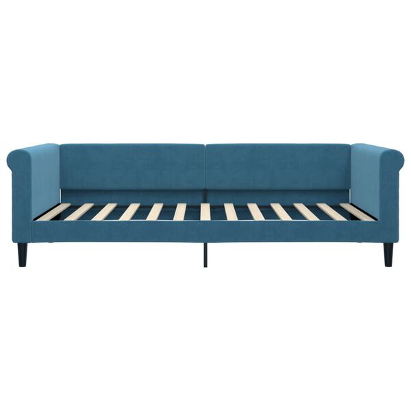 vidaXL daybed 100x200 cm velour bl&aring;