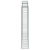 vidaXL buede gabionkurve 25 stk. 200x50x180/200 cm galvaniseret jern