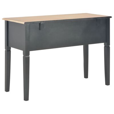 vidaXL skrivebord 109,5 x 45 x 77,5 cm træ sort