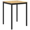 vidaXL Have Bar Bord NAARDEN Hvid og sort 80 x 80,5 x 105 cm