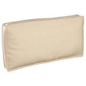 vidaXL Pude Beige 120 x 60 x 12 cm Oxford stof