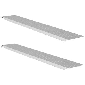 vidaXL L&aelig;sningsrampe 200 kg S&oslash;lv 200 kg per stk Galvaniseret st&aring;l