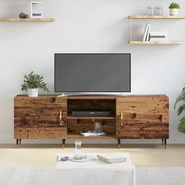 vidaXL TV-skab Gammelt tr&aelig; 150 x 30 x 50 cm Konstrueret tr&aelig;