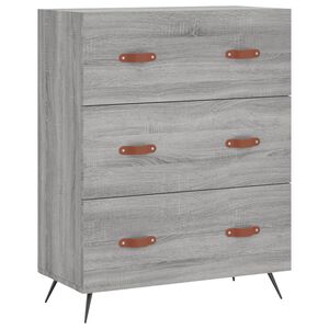 vidaXL kommode 69,5x34x90 cm konstrueret tr&aelig; sonoma-eg
