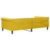 vidaXL daybed 100x200 cm velour gul
