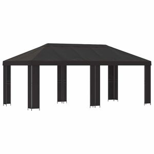 vidaXL Have Gazebo 6 x 3 m Antracit Polyester og St&aring;l 190