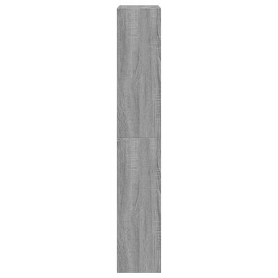 vidaXL skoreol 60x21x125,5 cm konstrueret træ grå sonoma-eg
