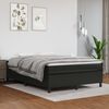 vidaXL Boxspring sengeramme 140x200 cm kunstlæder sort