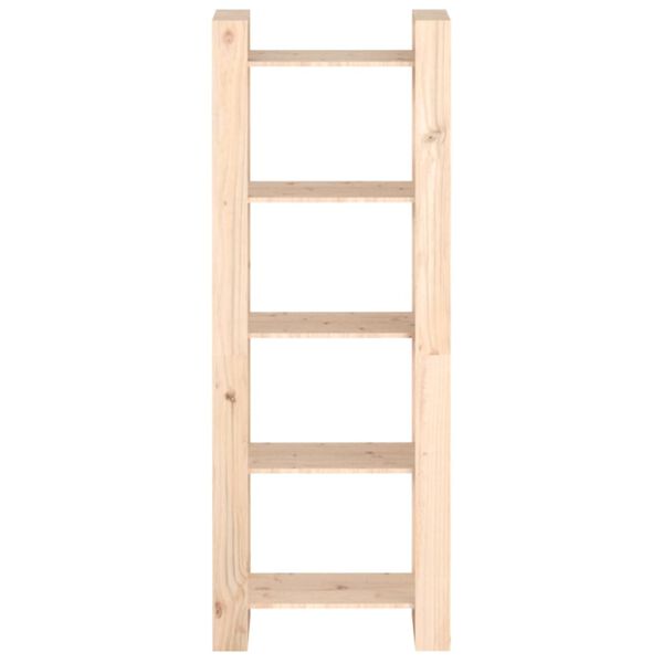 vidaXL bogreol/rumdeler 60x35x160 cm massivt træ