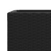vidaXL plantekasser 2 stk. 30x30x60 cm polyrattan sort