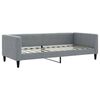 vidaXL daybed med madras 90x200 cm stof lysegrå