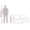 vidaXL 2-personers sofa 140 cm stof m&oslash;rkegr&aring;
