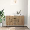vidaXL Sideboard Artisan Egetr&aelig; 100 x 36 x 60 cm Konstrueret tr&aelig;