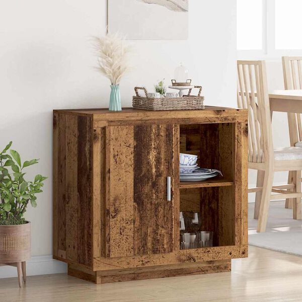 vidaXL Sideboard Gammelt tr&aelig; 80 x 40 x 75 cm Konstrueret tr&aelig;