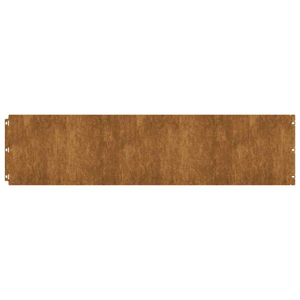 vidaXL pl&aelig;nekanter 20 stk. 25x103 cm fleksibelt vejrbestandigt st&aring;l