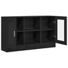 vidaXL Sideboard Sort eg 120 x 30,5 x 70 cm Konstrueret tr&aelig;
