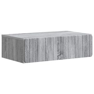 vidaXL V&aelig;gh&aelig;ngt Sideskab Gr&aring; sonoma-eg 59 x 34,5 x 17 cm