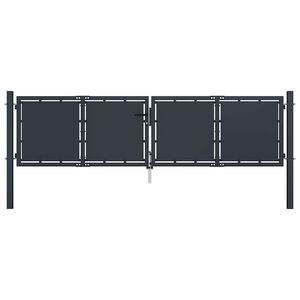 vidaXL havel&aring;ge st&aring;l 300x75 cm antracitgr&aring;