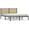 vidaXL sengeramme uden madras 137x190 cm sonoma-eg