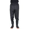 vidaXL waist waders med støvler str. 42 sort