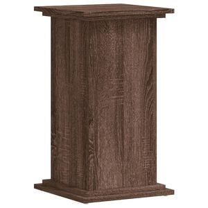 vidaXL plantestativ 33x33x60 cm konstrueret tr&aelig; brun egetr&aelig;sfarve
