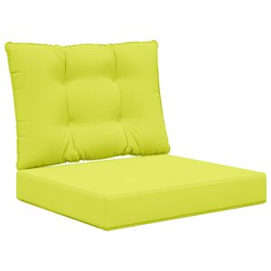 vidaXL Udend&oslash;rs Sofa Pude 2 pcs Gr&oslash;n Polyester