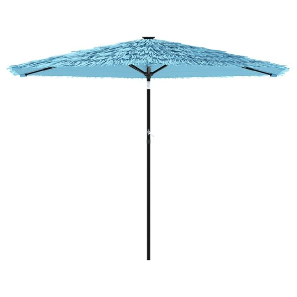 vidaXL haveparasol med st&aring;lstang 288x288x225 cm bl&aring;