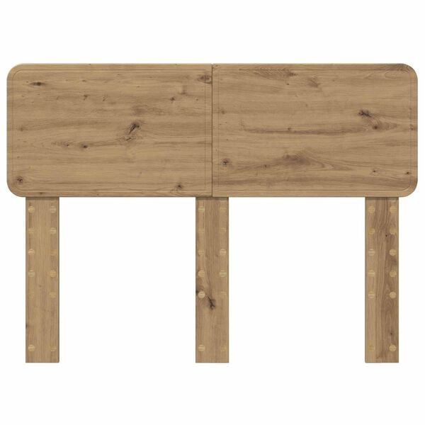 vidaXL Hovedg&aelig;rde med hovedg&aelig;rde Artisan Egetr&aelig; 120 cm Konstrueret tr&aelig;