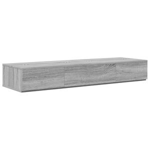 vidaXL Studiobord Gr&aring; Sonoma 110 x 40 x 19,5 cm Konstrueret tr&aelig;