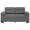 vidaXL 2-personers sofa 160x81x84 cm stof m&oslash;rkegr&aring;