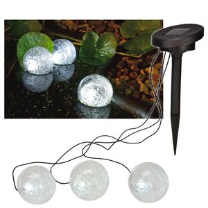 HI soldrevet flydende LED-damlys 9 cm