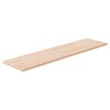 vidaXL hyldeplade 80x20x1,5 cm ubehandlet massivt egetr&aelig;
