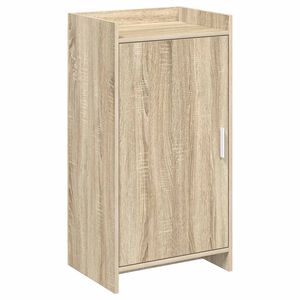 vidaXL Sko skab med d&oslash;r Sonoma-eg 48 x 36 x 92 cm Konstrueret tr&aelig;