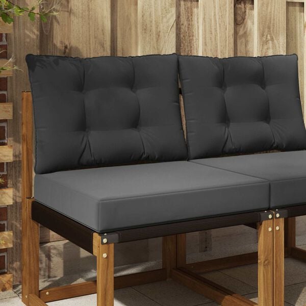vidaXL Udend&oslash;rs Sofa Pude 2 pcs Antracit Polyester