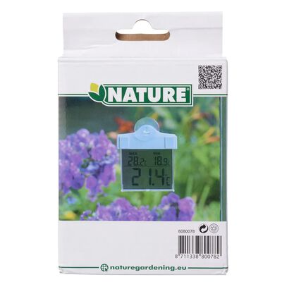 Nature digitalt vinduestermometer 13 x 10 x 3 cm 6080078