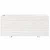 vidaXL plantekasse 110x40x49,5 cm massivt fyrretræ hvid