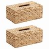 vidaXL Tissue Box Covers 2 stk. Vandhyacint 27.5 x 16.5 x 14 cm