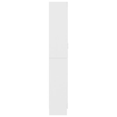 vidaXL vitrineskab 82,5x30,5x185,5 cm spånplade hvid