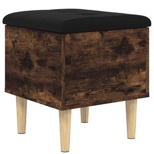 vidaXL skob&aelig;nk 42x42x46 cm konstrueret tr&aelig; r&oslash;get egetr&aelig;sfarve