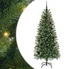 vidaXL Kunstigt juletr&aelig; med 150 LED'er Gr&oslash;n 150 cm PE og PVC