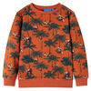 Sweatshirt til b&oslash;rn str. 140 lys rustfarve